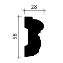 Cimaise 151351 Profhome Moulure décorative style Néo-Classicisme blanc 2 m-4