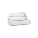 Pied de demi-colonne 117700 Profhome Colonne Élement décorative design intemporel classique blanc-1