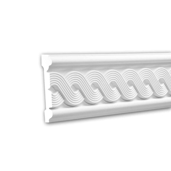 Cimaise 151319 Profhome Moulure décorative style Néo-Classicisme blanc 2 m