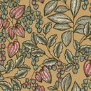 Papier peint floral Profhome 377544-GU papier peint intissé lisse avec un dessin floral mat jaune vert bleu rouge 5,33 m2-1