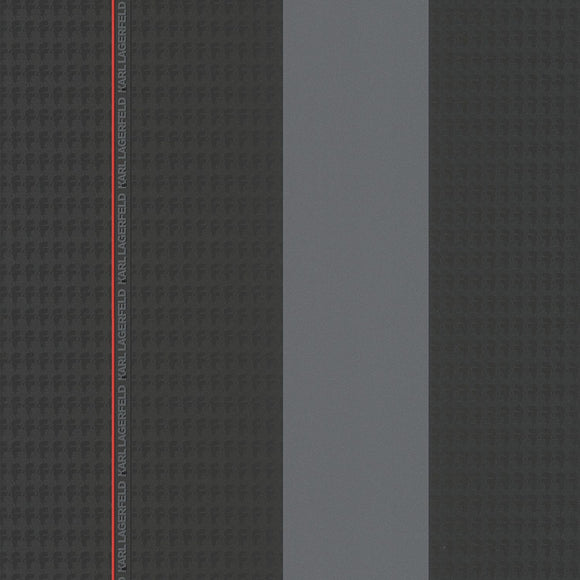 Papier peint à motifs graphiques profhome 378481-gu papier peint intissé lisse design brillant noir rouge gris 533 m2