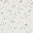 Papier peint floral Profhome 937701-GU papier peint intissé texturé avec un dessin floral mat blanc vert blanc crème vieux rose 5,33 m2-1