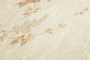 Papier peint floral profhome 372529-gu papier peint vinyle légèrement texturé avec un dessin floral mat beige blanc-crème blanc 533 m2