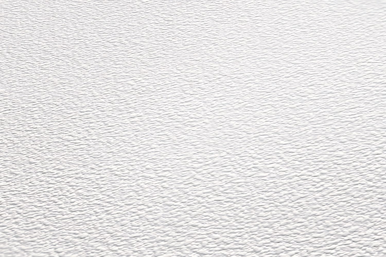 Papier peint ton-sur ton Profhome 884114-GU papier peint texturé légèrement texturé ton-sur-ton mat blanc 5,33 m2