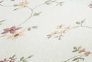 Papier peint floral Profhome 937701-GU papier peint intissé texturé avec un dessin floral mat blanc vert blanc crème vieux rose 5,33 m2-3