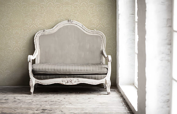 Papier peint baroque Profhome 335831-GU papier peint intissé légèrement texturé au style baroque mat beige 5,22 m2