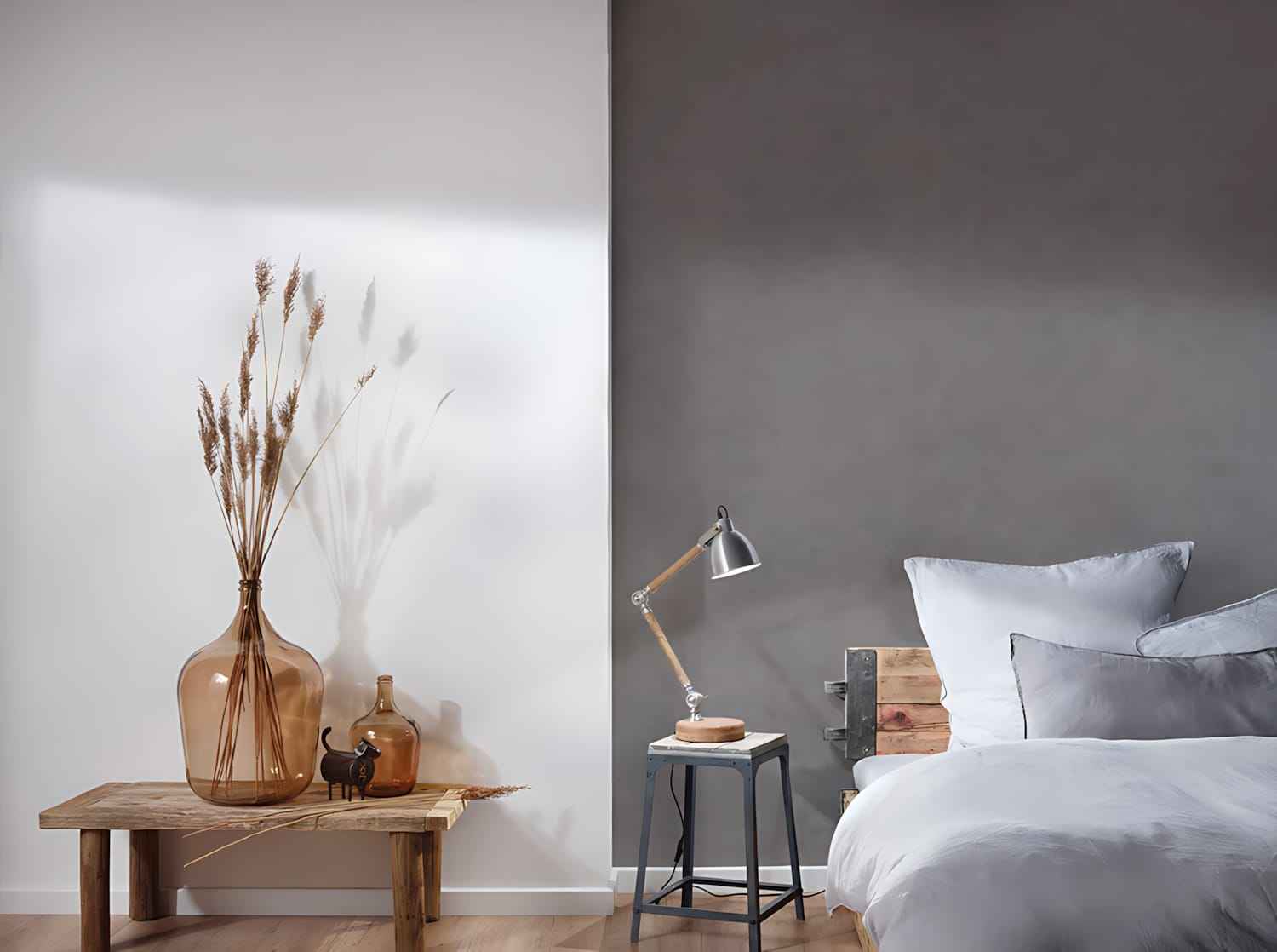 Papier peint ton-sur ton Profhome 376563-GU papier peint intissé légèrement texturé ton-sur-ton mat gris 5,33 m2