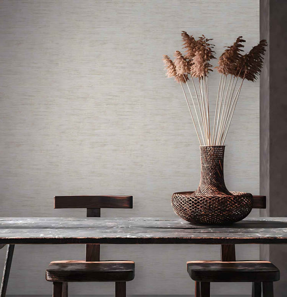 Papier peint ton-sur ton Profhome 378572-GU papier peint intissé légèrement texturé ton-sur-ton brillant beige blanc 5,33 m2