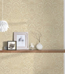 Papier peint baroque Profhome 335831-GU papier peint intissé légèrement texturé au style baroque mat beige 5,22 m2-6