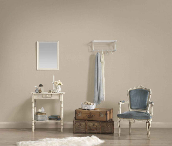 Papier peint unicolor Profhome 387445-GU papier peint intissé gaufré à chaud légèrement texturé unicolor mat crème beige 5,33 m2