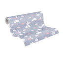Papier peint enfants Profhome 381251-GU papier peint intissé légèrement texturé avec un dessin infantile mat gris rose beige blanc 5,33 m2-2