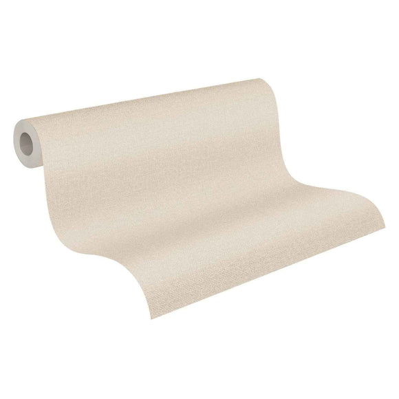 Papier peint unicolor Profhome 387445-GU papier peint intissé gaufré à chaud légèrement texturé unicolor mat crème beige 5,33 m2