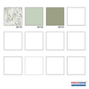 Papier peint floral Profhome 367123-GU papier peint intissé légèrement texturé avec des ornements floraux mat vert blanc 5,33 m2