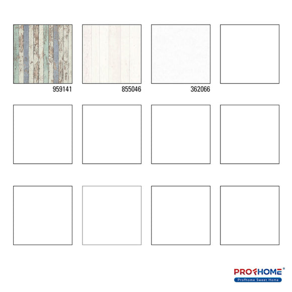 Papier peint aspect bois Profhome 959141-GU papier peint intissé lisse au style country mat gris blanc beige 5,33 m2
