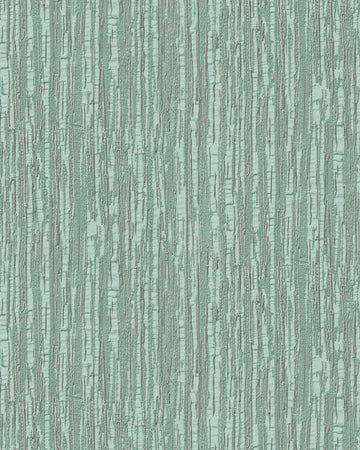 Papier peint à rayures profhome de120084-di papier peint intissé gaufré à chaud gaufré ton-sur-ton brillant turquoise menthe argent 533 m2