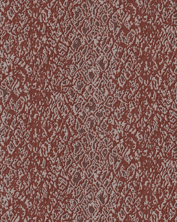 Papier peint motif animal profhome de120126-di papier peint intissé gaufré à chaud gaufré avec un dessin exotique brillant rouge beige 533 m2