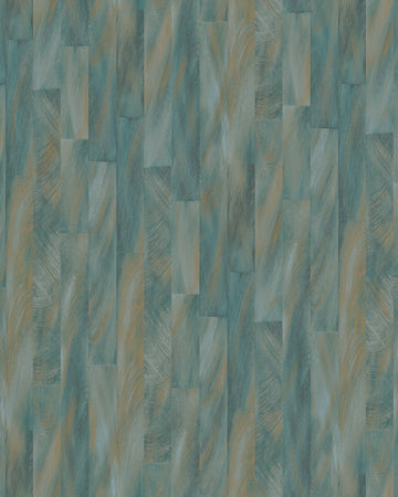 Papier peint à rayures profhome vd219144-di papier peint intissé gaufré à chaud gaufré avec un dessin graphique subtilement chatoyant bleu blanc-crème bronze 533 m2