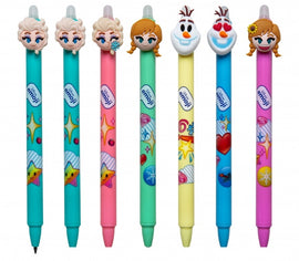 Stylo effaçable rétractable Colorino Disney Emoji Frozen