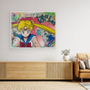 Sailor Moon impression sur toile de l'œuvre originale de Vincent STREIFF