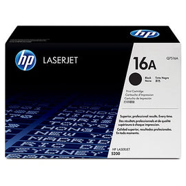 HP 16A original LaserJet Toner cartridge Q7516A black standard capacity 12.000 pages 1-pack