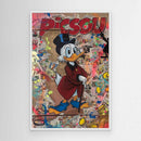 Picsou impression sur toile de l'œuvre originale