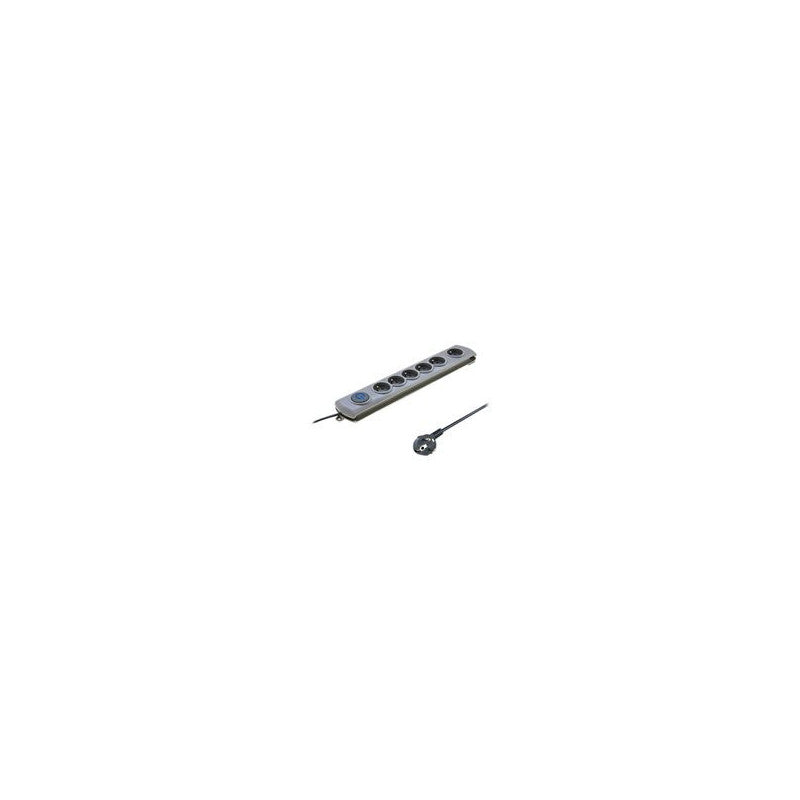 Parasurtenseur quick switch 6 prises 18 m gris