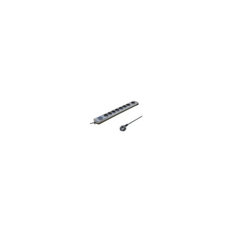 Parasurtenseur quick switch 8 prises 18 m gris
