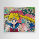 Sailor Moon impression sur toile de l'œuvre originale