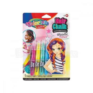 Craie pour cheveux Colorino Creative Métallique 5 couleurs