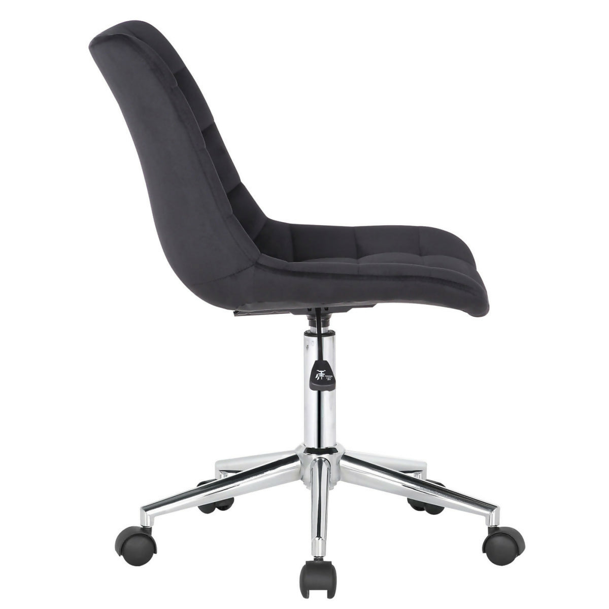 Chaise de bureau Medford - velours Noir