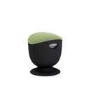 Tabouret d'équilibre ergonomique Up Up Seul Noir, tissu vert D42