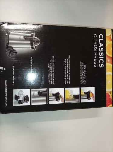 Ecost Customer Return, Russell Hobbs orange squeezer electric citrus press (2 automatic left and r