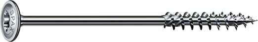 Ecost customer return SPAX TStar Plus 251010601805 Wood Screw 6.0 x 180 mm Flat Head Partial Thread
