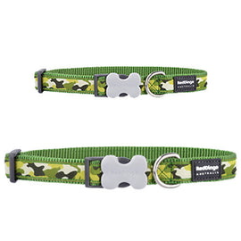 Camouflage Dog Collar (Green) - 0