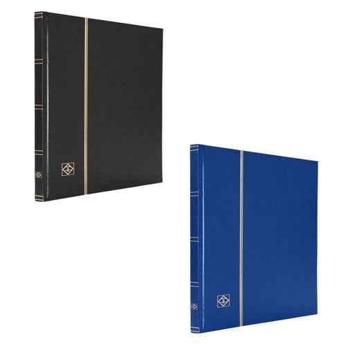 Basic Non-Padded A4 Stockbook with 16 Black Pages