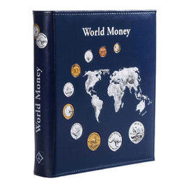 Optima 5-Sheet World Currency Album (Blue) - 0