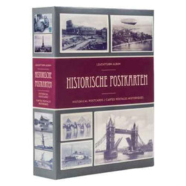Historical Postcards Album w/ 50 Bound Sheets