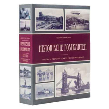 Historical Postcards Album w/ 50 Bound Sheets