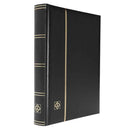 Padded Leatherette A4 Stockbook w/ 64 White Pages