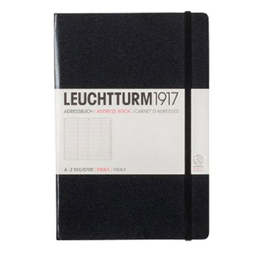 A-Z Address Book with Hardcover (Black) - 0