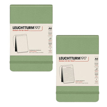 Reporter A6 184-Page Pocket Notepad (Sage) - 0