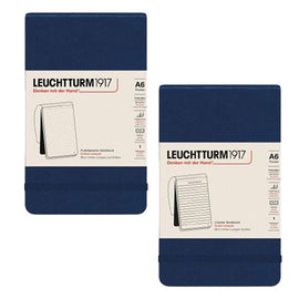 Reporter A6 184-Page Pocket Notepad (Navy) - 0