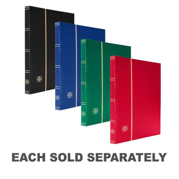 Basic Non-Padded A4 Stockbook with 32 Black Pages