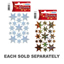 Herma 6-Pointed Stars Holographic Film Sticker Decor-1