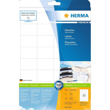 Herma Premium Labels A4 33.8mm 10pc - 0