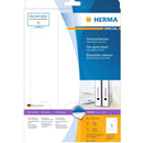 Herma File Spine Labels A4 25pc (White)-13