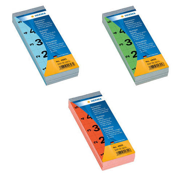 Herma Adhesive Number Blocks (28x56mm) - 0