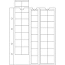 Leuchtturm Optima Euro Coing Sheets 10pk (Clear)