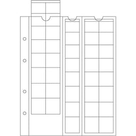 Leuchtturm Optima Euro Coing Sheets 10pk (Clear)