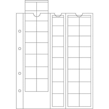 Leuchtturm Optima Euro Coing Sheets 10pk (Clear)